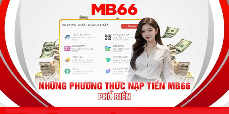 Đa dạng hình thức nạp tiền để người chơi lựa chọn