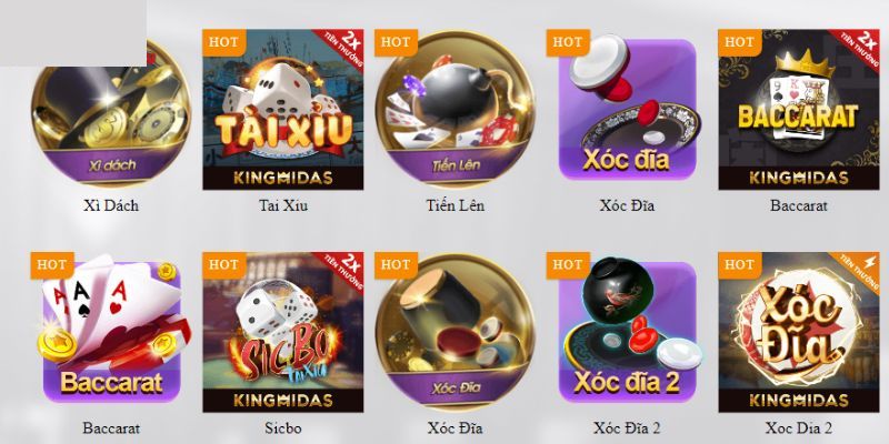 Những sản phẩm game đánh bài được yêu thích nhất tại MB66